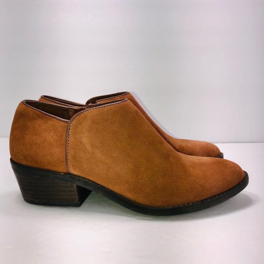 Lucky Brand Faithly Suede Brown Bootie